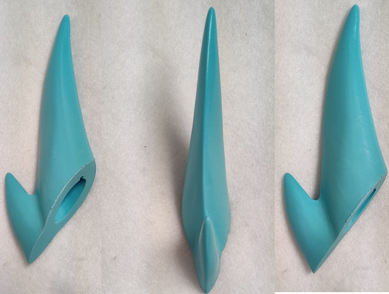 Plastic Opaque 2 Point Horn *Sold Per Horn*