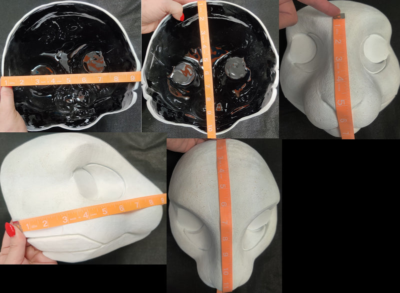 Uncut Bunny Resin Mask Blank