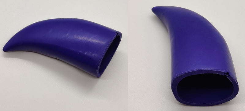 Plastic Opaque Hollow Small Horns *Sold Per Horn*