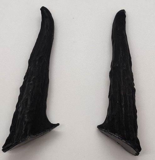 Plastic Opaque Large Rigid Antler Tips