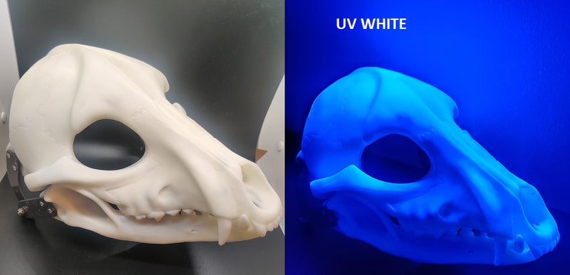 Specialty Cut and Hinged Skeletal K9 Resin Mask Blank