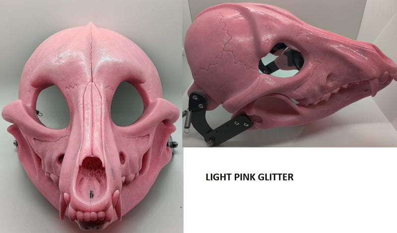 Specialty Cut and Hinged Skeletal K9 Resin Mask Blank