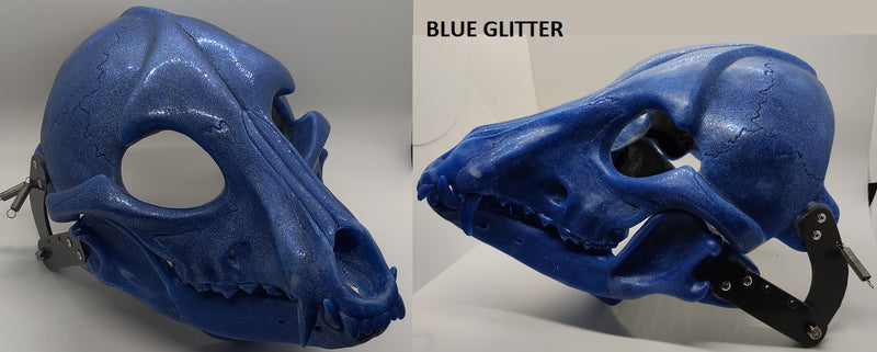 Specialty Cut and Hinged Skeletal K9 Resin Mask Blank