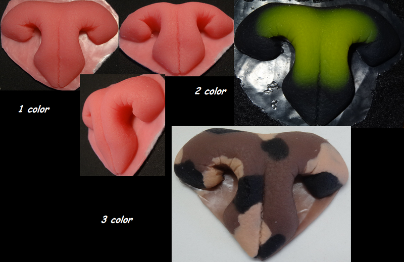 Silicone Realistic Large Feline Nose