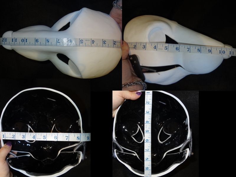 Cut and Hinged Rat Resin Mask Blank