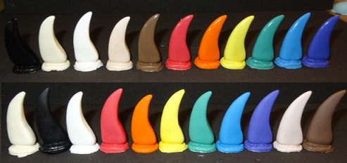 Basic Opaque Bear Claws *Sold per claw*