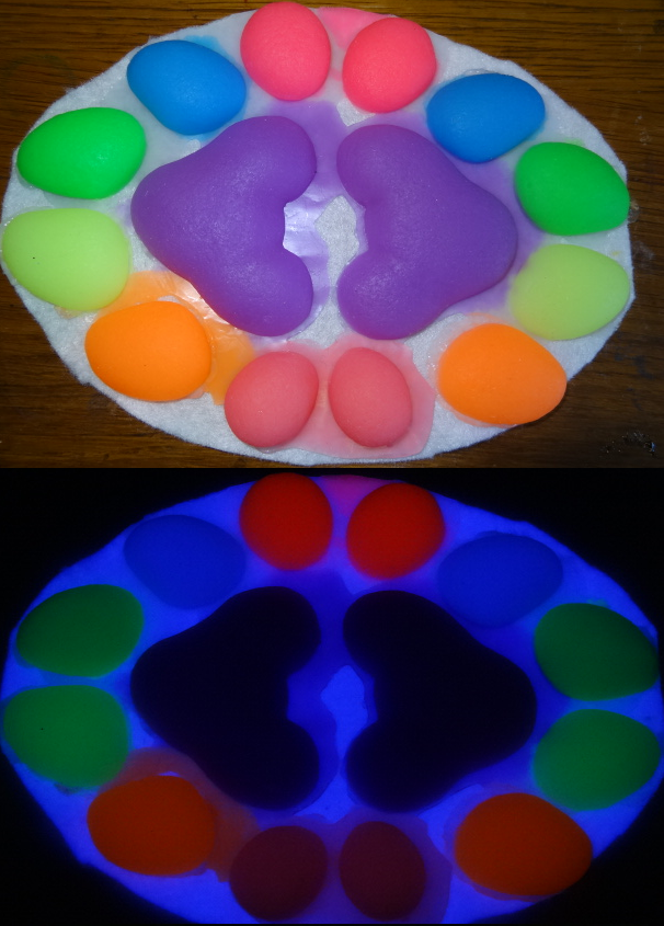 Silicone Glow in the Dark Feral K9 Handpads