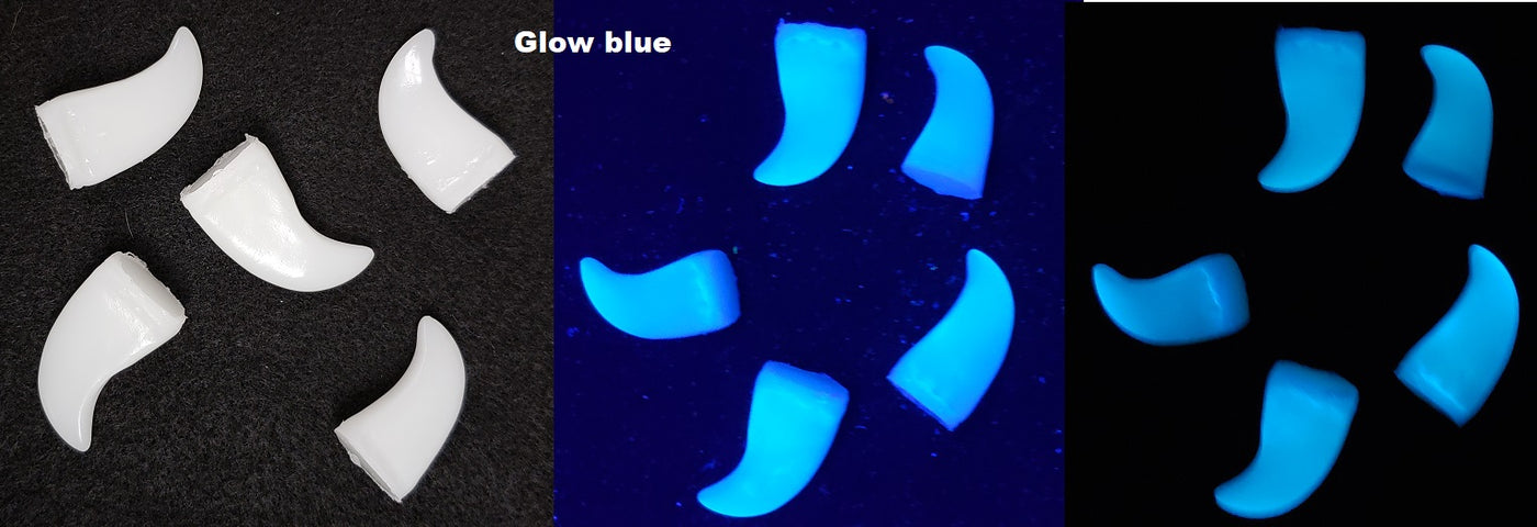 UV glow in the dark claws
