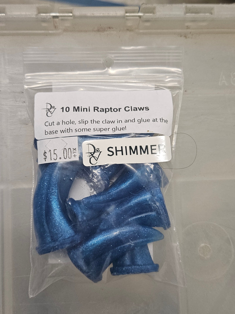 Ready to ship: Mini Raptor Claw Packs