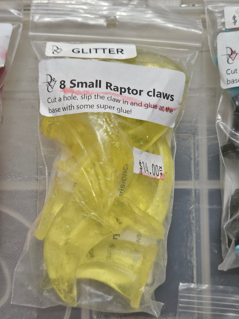 Ready to Ship - Heavy Discount Item: Small Raptor Claws