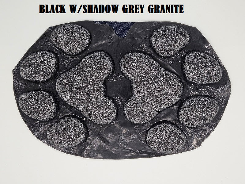 Silicone Granite 4 Fingered Feral K9 Handpads