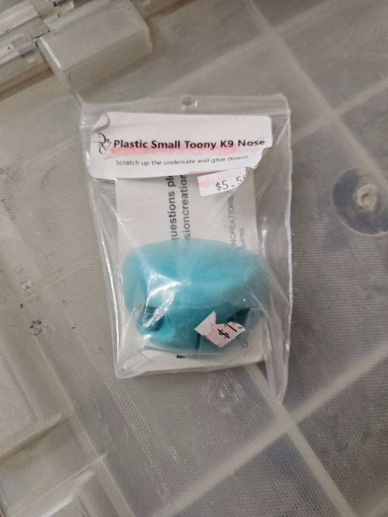 Ready to Ship - Heavy Discount Item: Plastic Small Toony K9 Nose