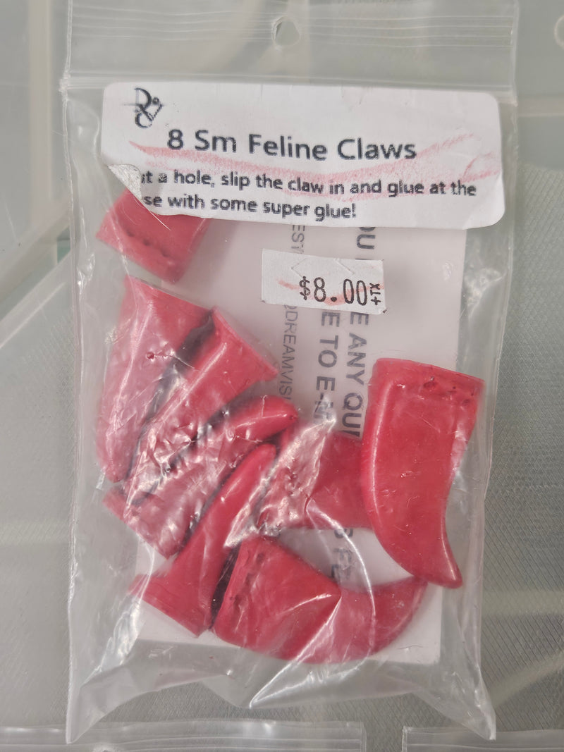 Ready to Ship - Heavy Discount Item: Old Style Small Feline Claws