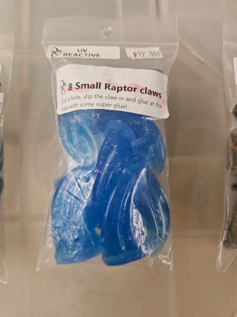 Ready to Ship - Heavy Discount Item: Small Raptor Claws