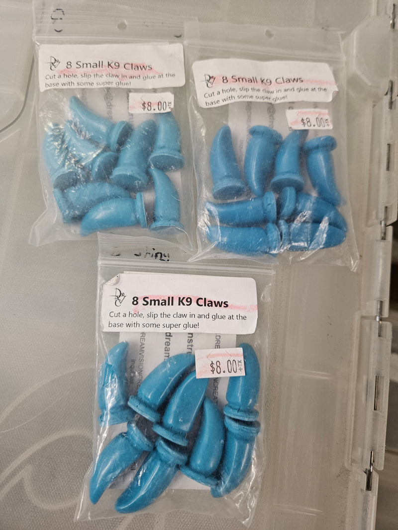 Ready to Ship - Heavy Discount Item: Small K9 Claws