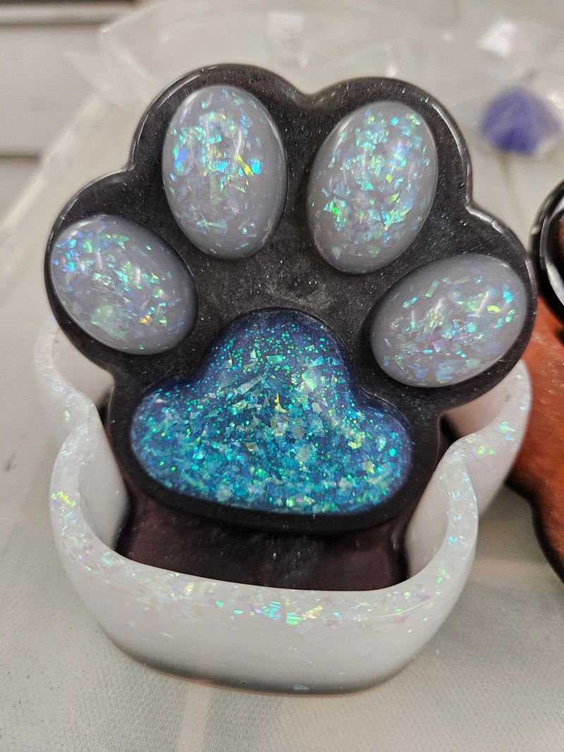 Resin Paw Box - Trinket/jewelry/misc