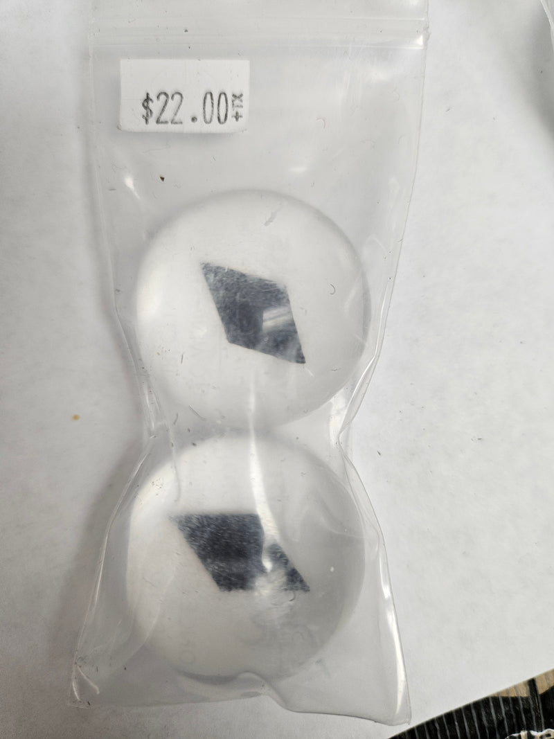 Ready to Ship: 3.8cm 3D Clear Resin Eyes