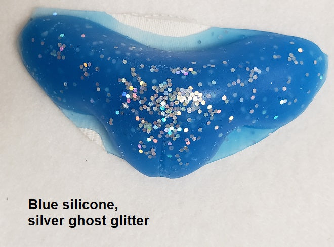 Silicone Glitter Wide Toony Feline Nose