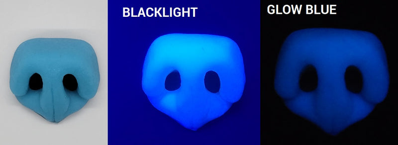 Silicone Glow in the Dark Bear Nose