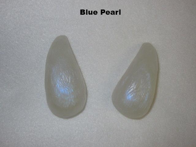 Plastic Shimmer Clear Birdcat Horns
