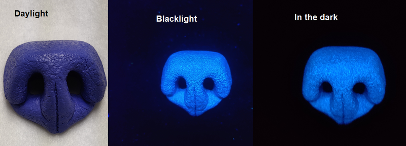 Glow in the Dark Plastic Bear Nose