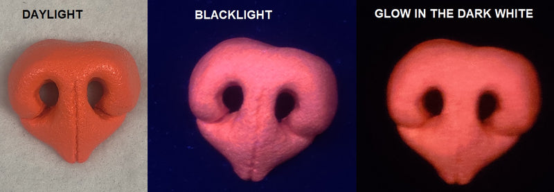 Glow in the Dark Plastic Realistic Fox Nose