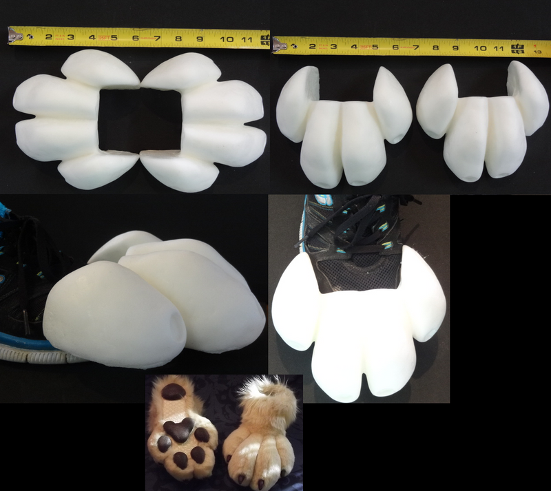 Foam Small Canine Toes