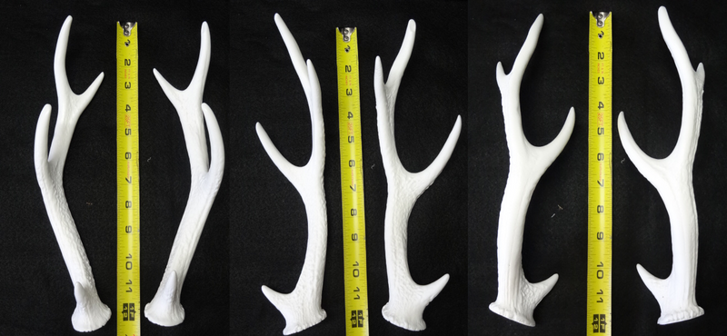 Plastic Opaque Small Sika Deer Antlers